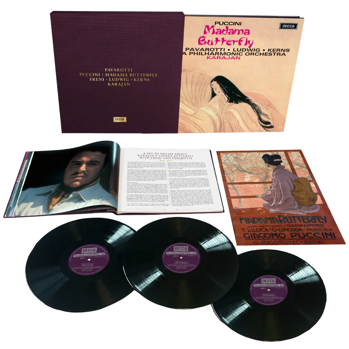 Luciano Pavarotti - Puccini: Madama Butterfly - LP Box Set [ Record ]