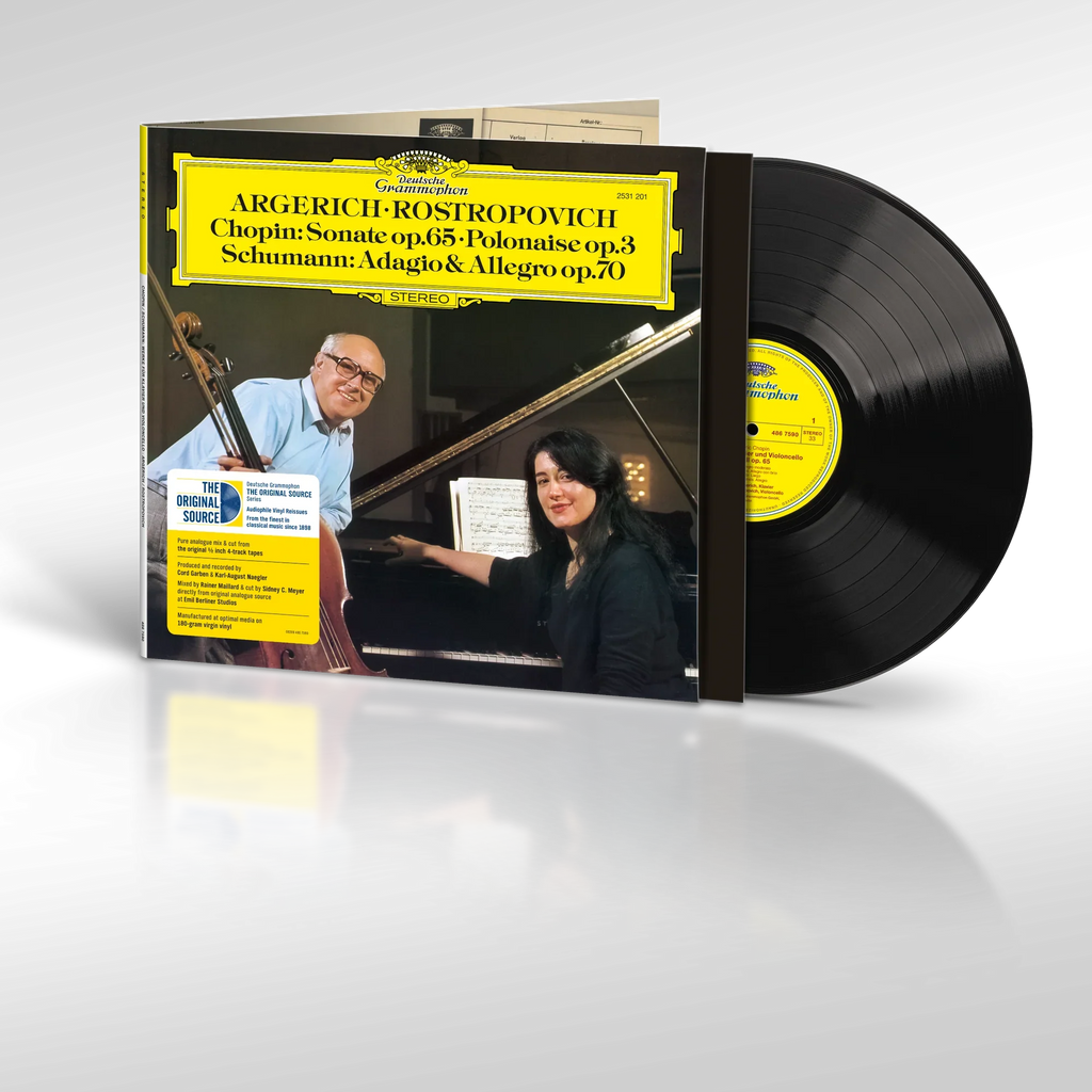 Martha Argerich & Mstislav Rostropovich - Chopin: Sonate Op. 65, Polonaise Op. 3 / Schumann: Adagio & Allegro Op. 70 - Original Source Series LP [ Record ]