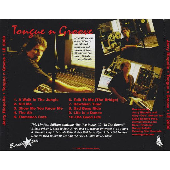 Jerry Riopelle - Tongue N Groove - CD [ Record ]