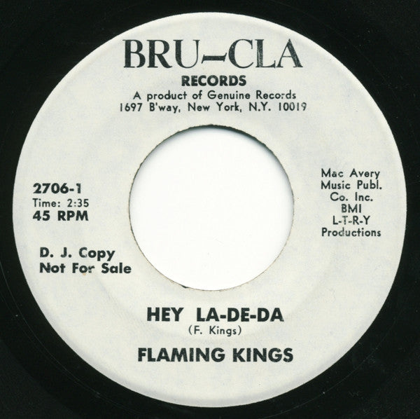Flaming Kings: Hey La-De-Da / So Wild About You (Digital 45) { CD }