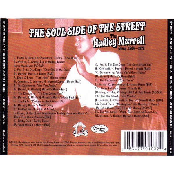 Various Artists - The Soul Side Of The Street (Hot Phoenix Soul Sides From The Vault Of Hadley Murrell) 1964-1972 - CD [ Record ]