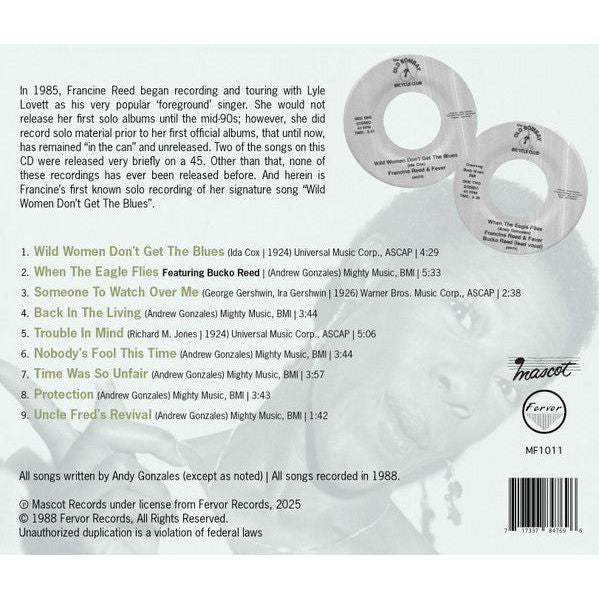Francine Reed - Early Solo Recordings & Unreleased 80s Masters - CD [ Record ]