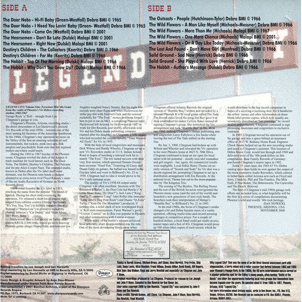 Various Artists - Legend City - Vol. 1 - LP [ Record ]