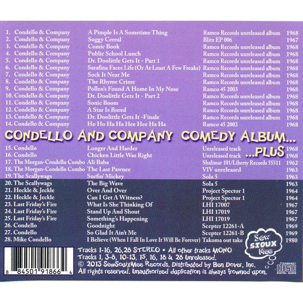 Mike Condello - Condello And Company Comedy Album ...Plus - CD [ Record ]