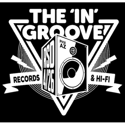 The 'In' Groove Record Store Black Record Store Day 2026 T-Shirt [ Record ]