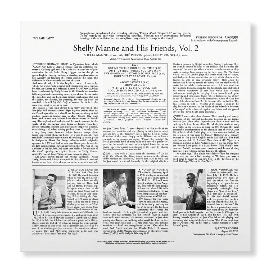 Shelly Manne & His Friends - My Fair Lady - Contemporary LP [ Record ]