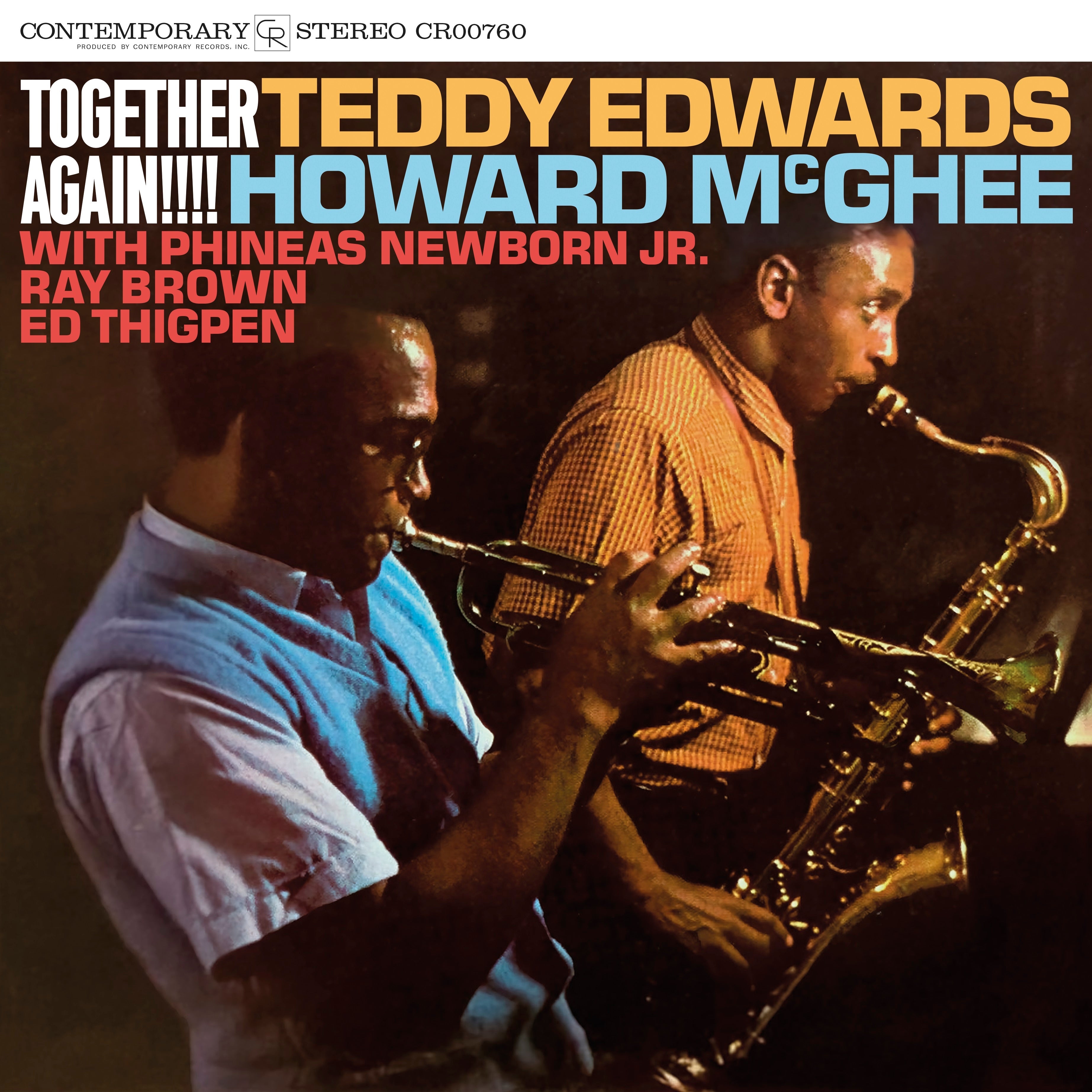 Teddy Edwards & Howard McGhee - Together Again!!!! - Contemporary LP [ Record ]