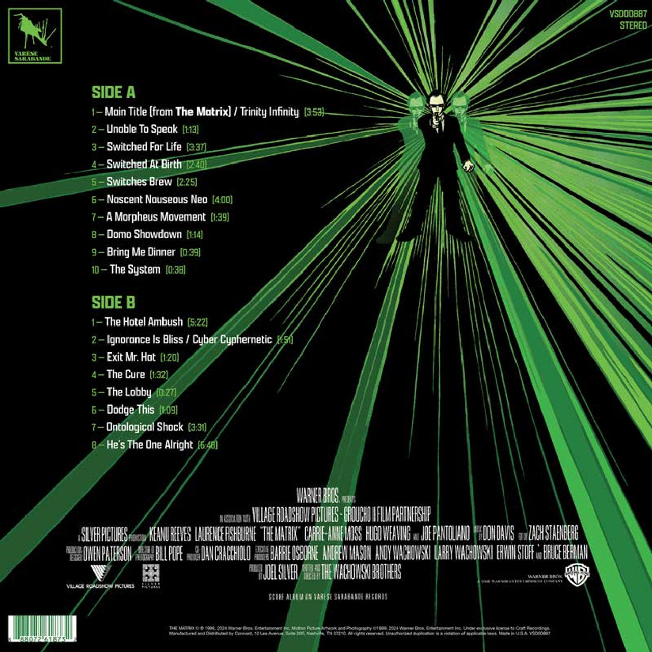 The Matrix (25th Anniversary) - Original Motion Picture Soundtrack - LP [ Record ]