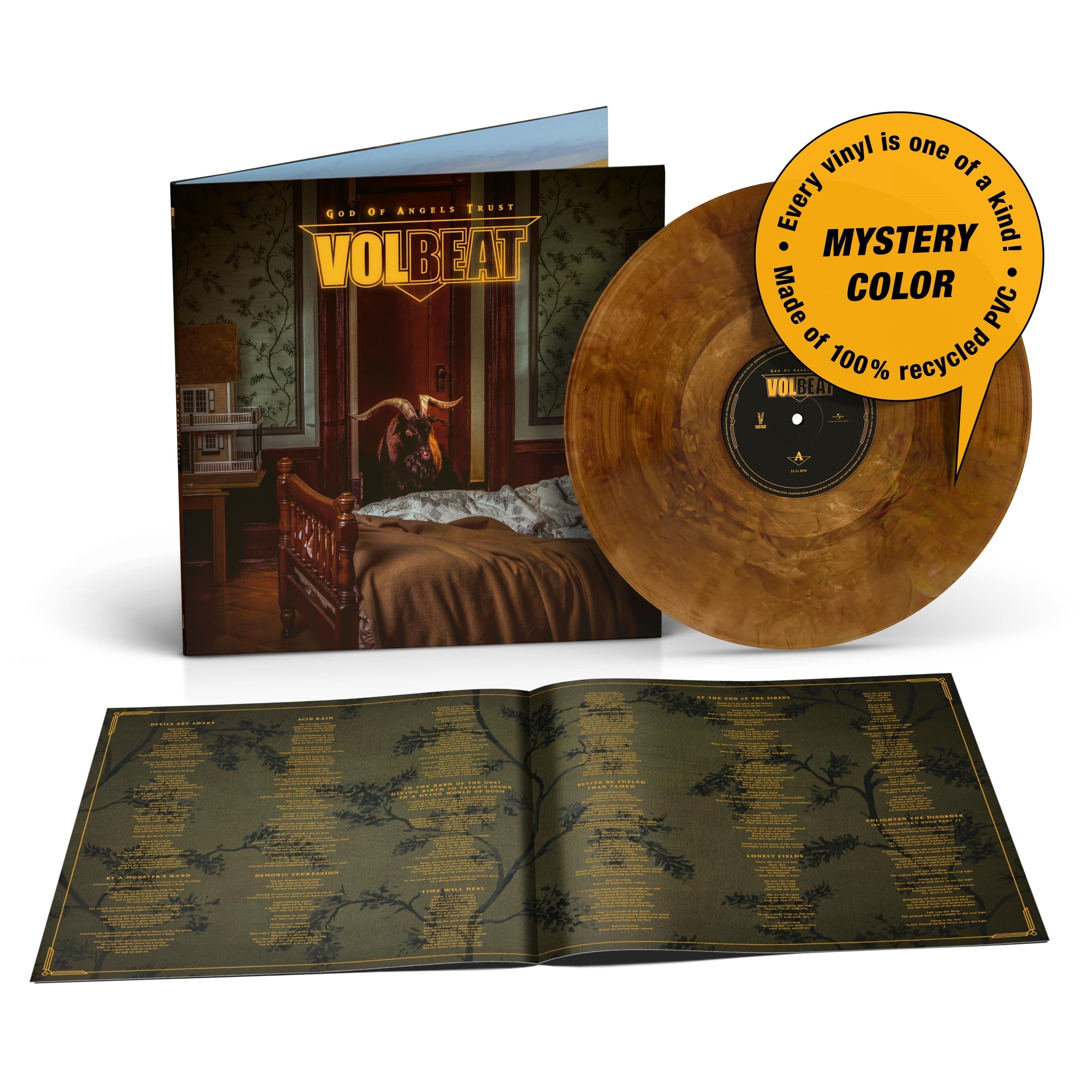 Volbeat - Gods Of Angels Trust - Indie LP [ Record ]