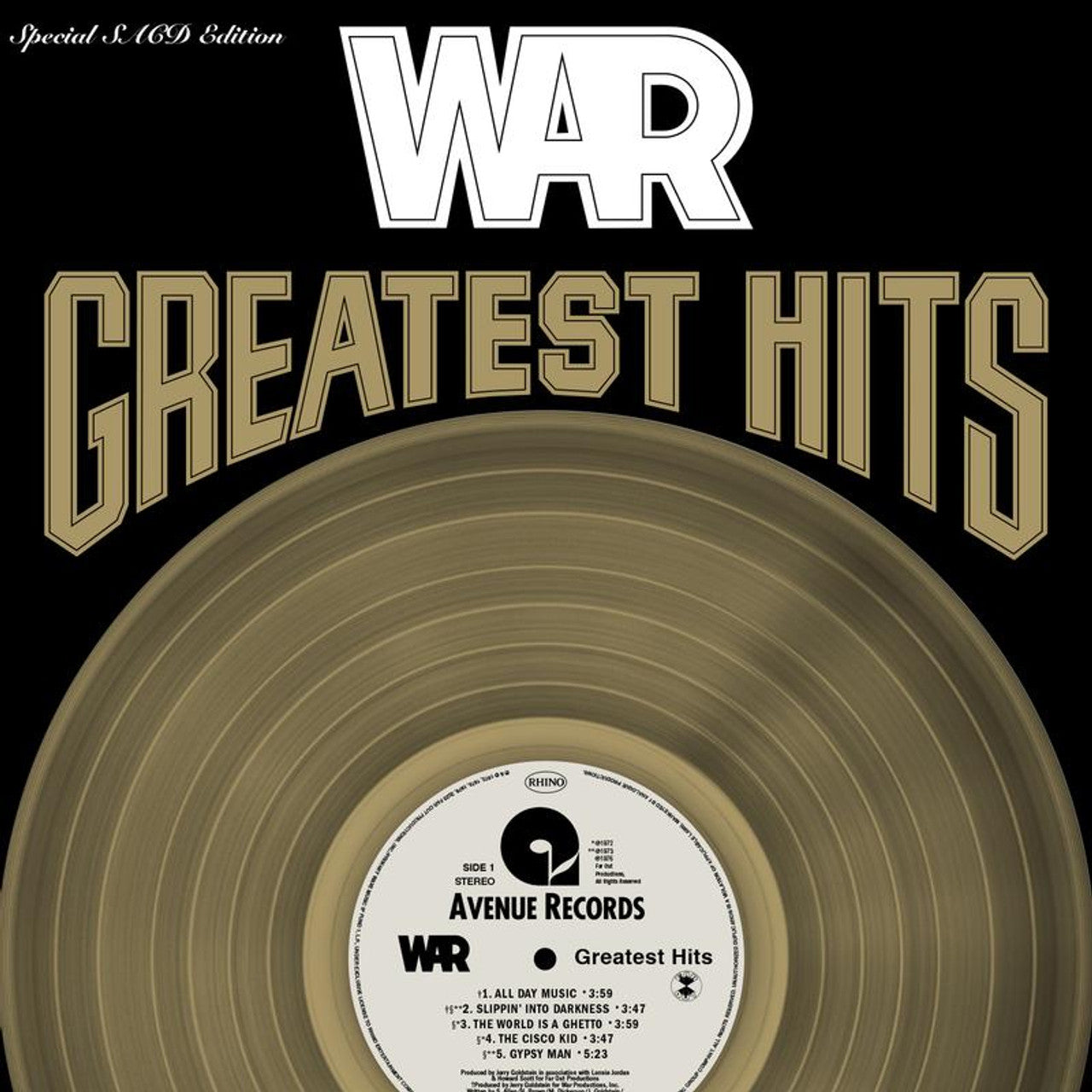 War - Greatest Hits - Analogue Productions SACD [ Record ]