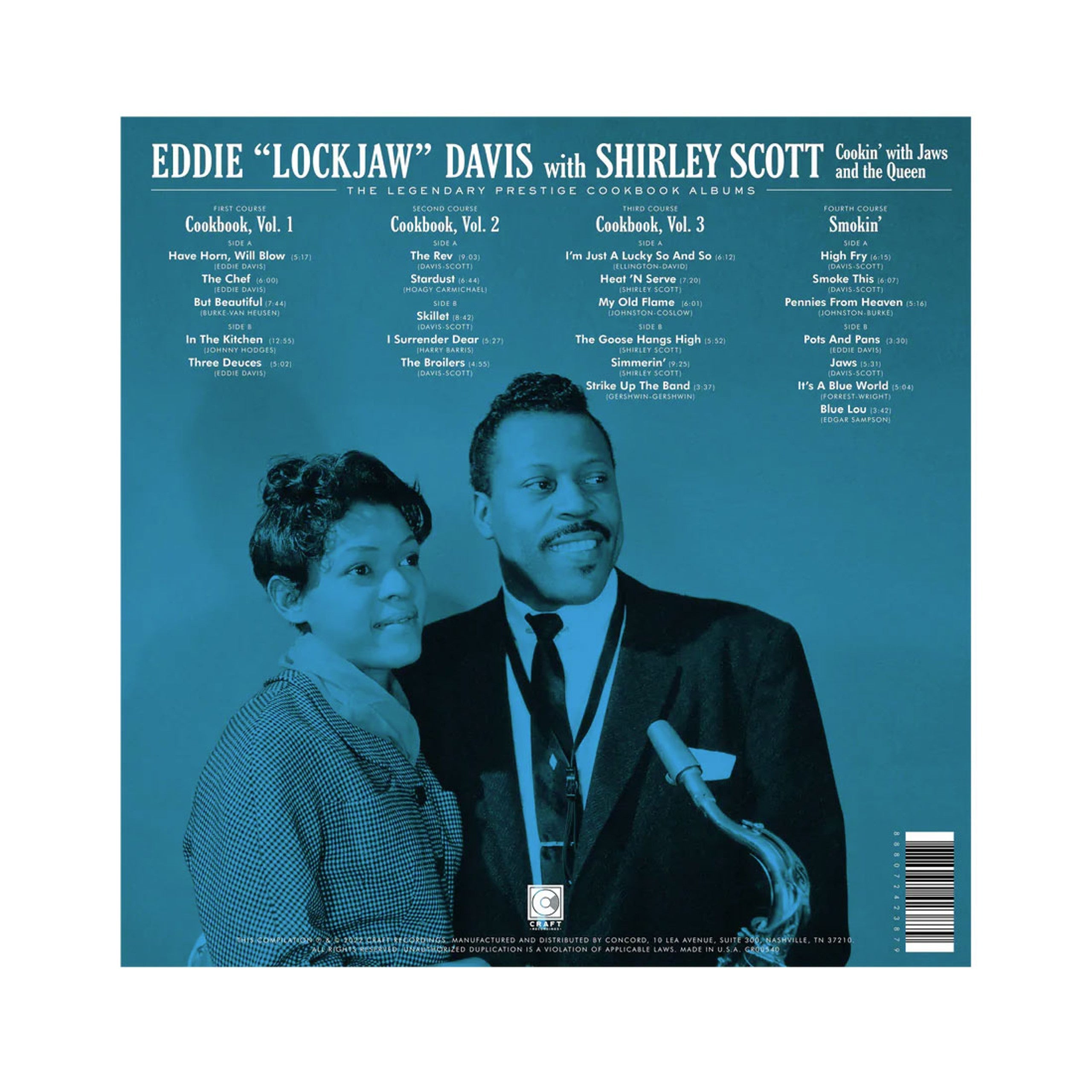 Eddie "Lockjaw" Davis with Shirley Scott - Cookin' - 4x LP Box Set [ Record ]