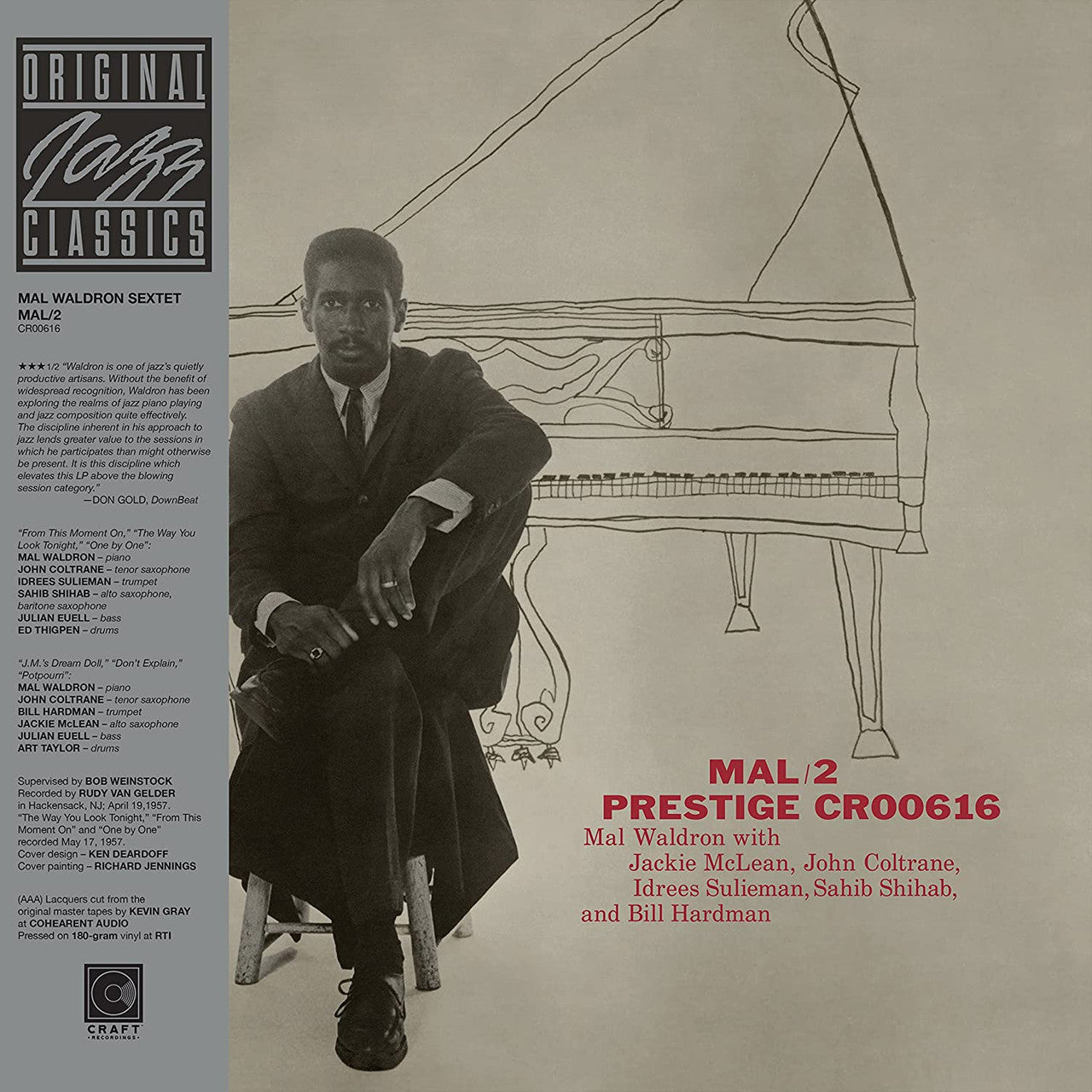Mal Waldron Sextet - Mal/2 - OJC LP [ Record ]
