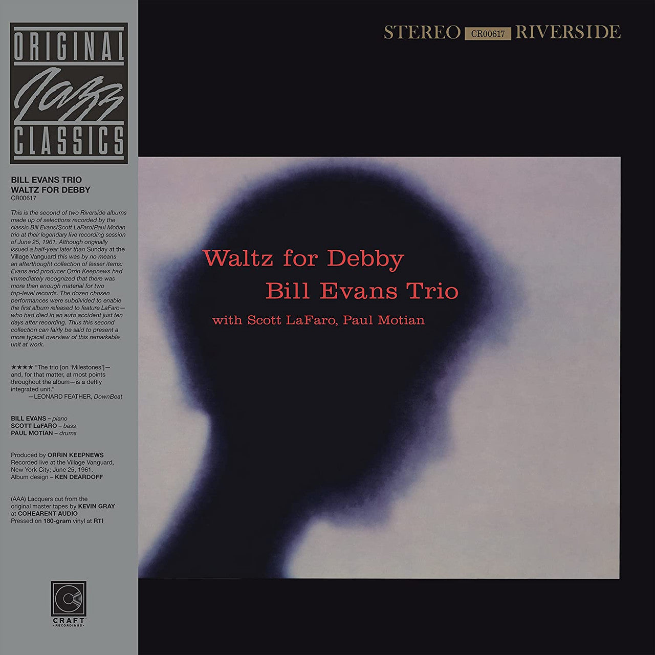 Bill Evans Trio - Waltz for Debby - OJC LP [ Record ]