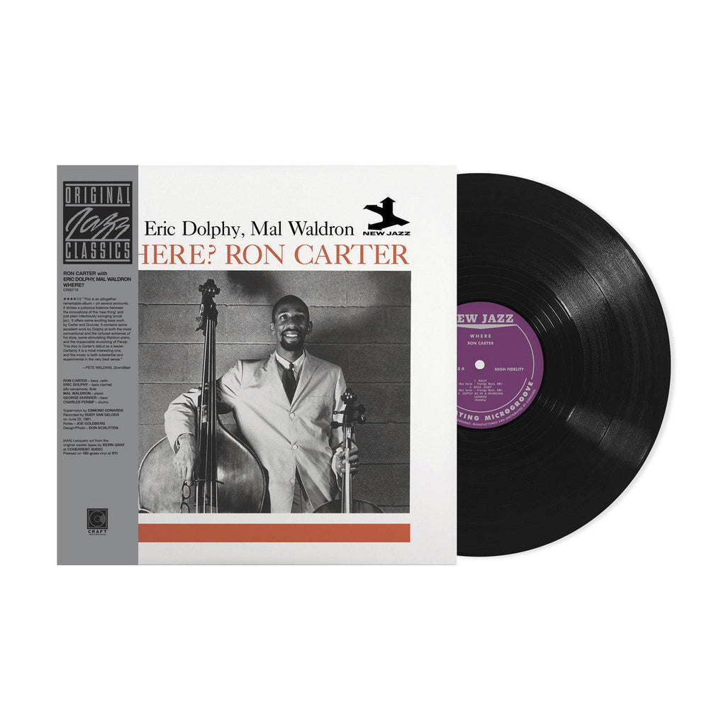 Ron Carter with Eric Dolphy, Mal Waldron - Where? - OJC LP [ Record ]