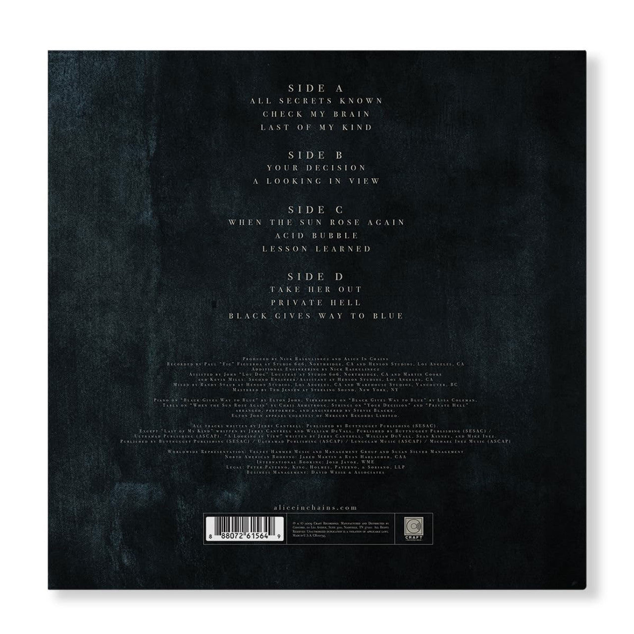 Alice in Chains - Black Gives Way to Blue - LP [ Record ]