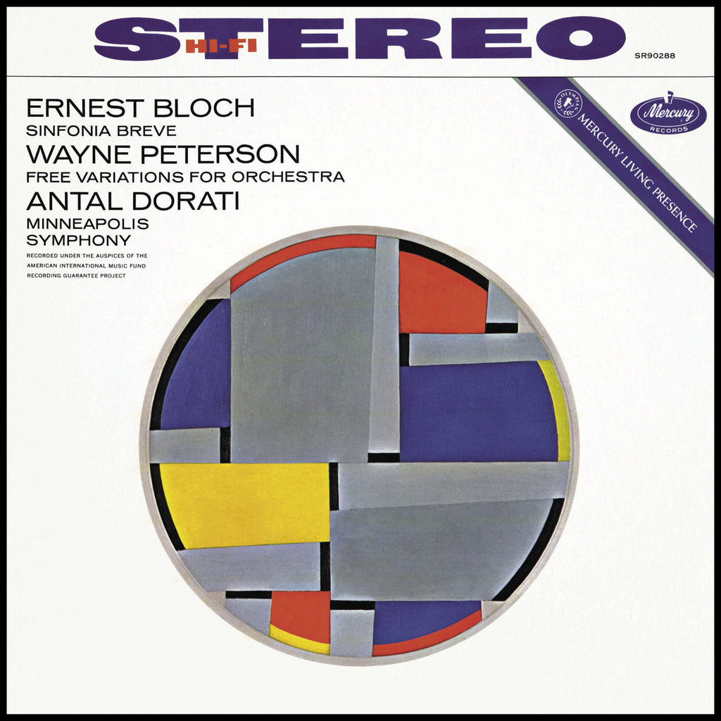 Antal Doráti - Bloch: Sinfonia Sacra; Peterson; Free Variations - Half-Speed Master LP [ Record ]