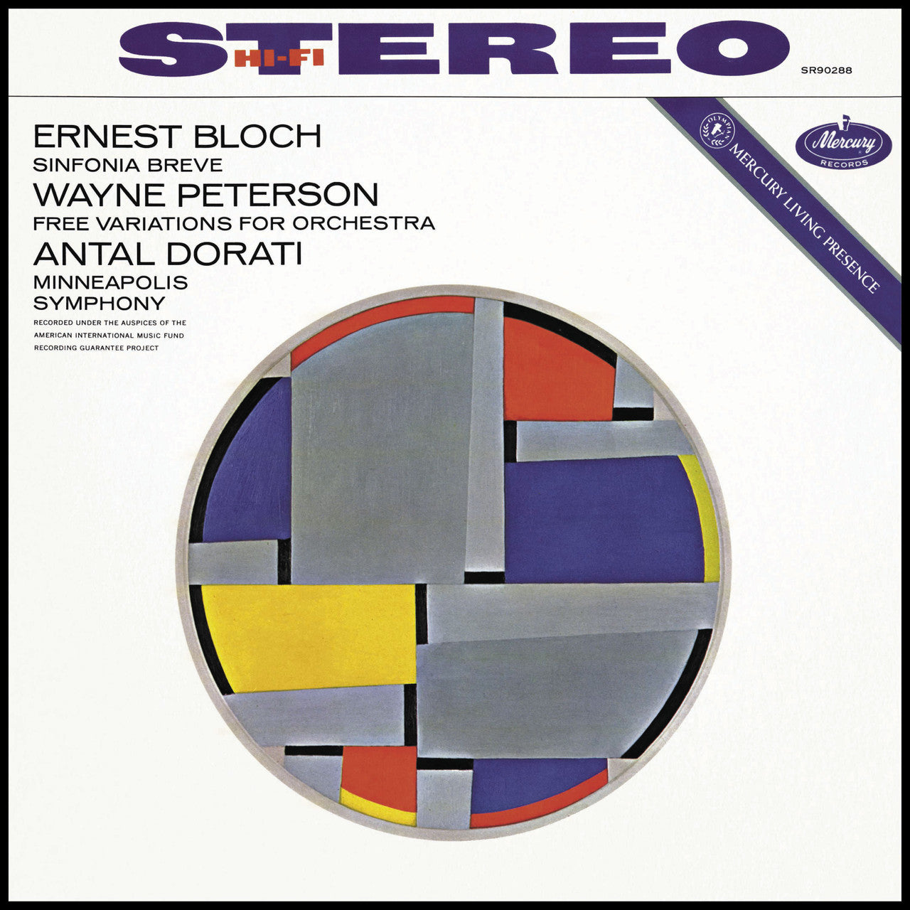 Antal Doráti - Bloch: Sinfonia Sacra; Peterson; Free Variations - Half-Speed Master LP [ Record ]