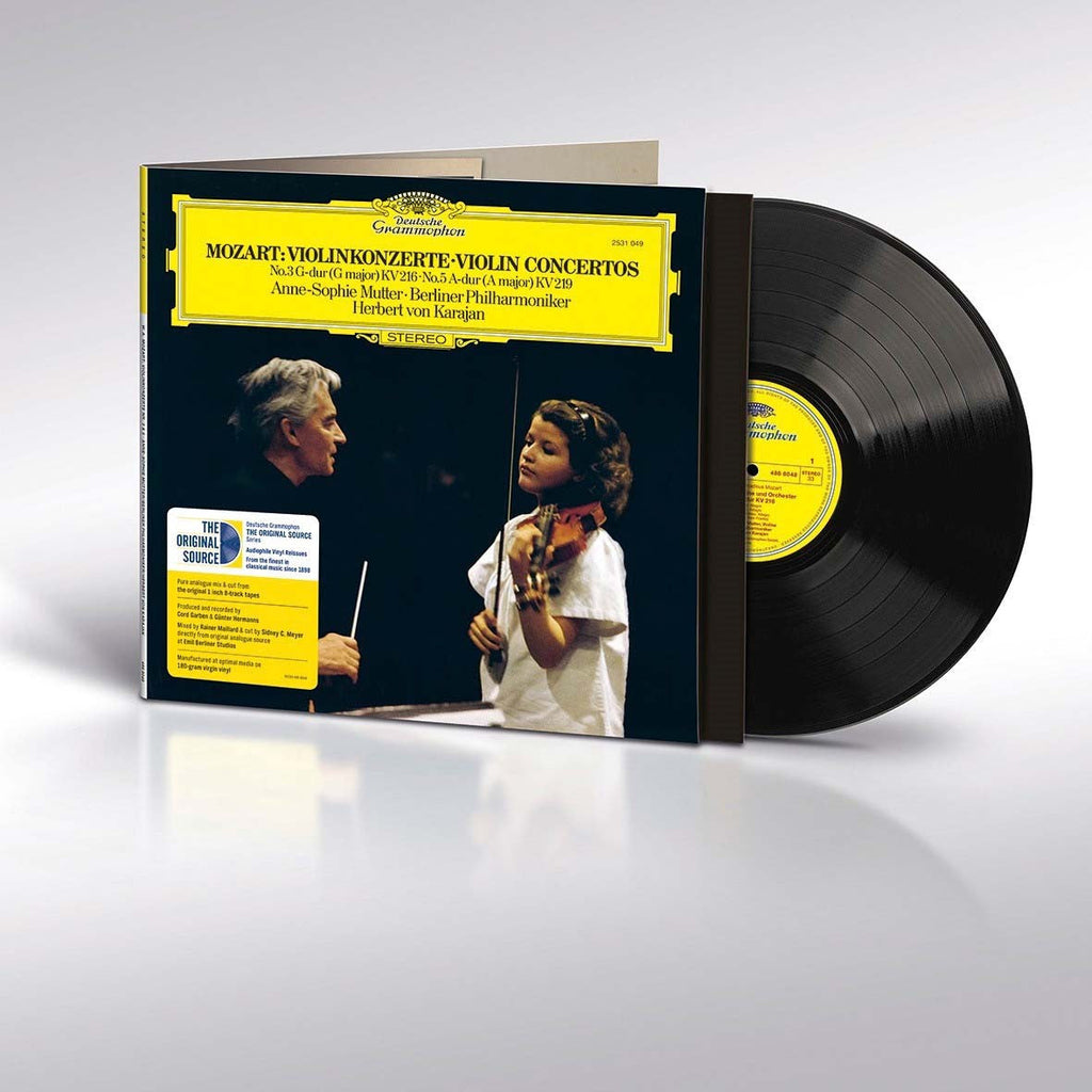 Anne-Sophie Mutter - Mozart: Violin Concertos No. 3 & No. 5 (The Original Source Series) - LP [ Record ]