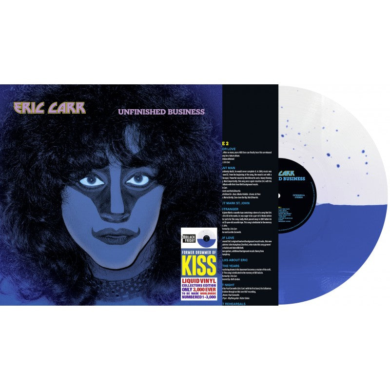 Eric Carr - Unfinished Business - Liquid Vinyl Numbered LP [ Record ]