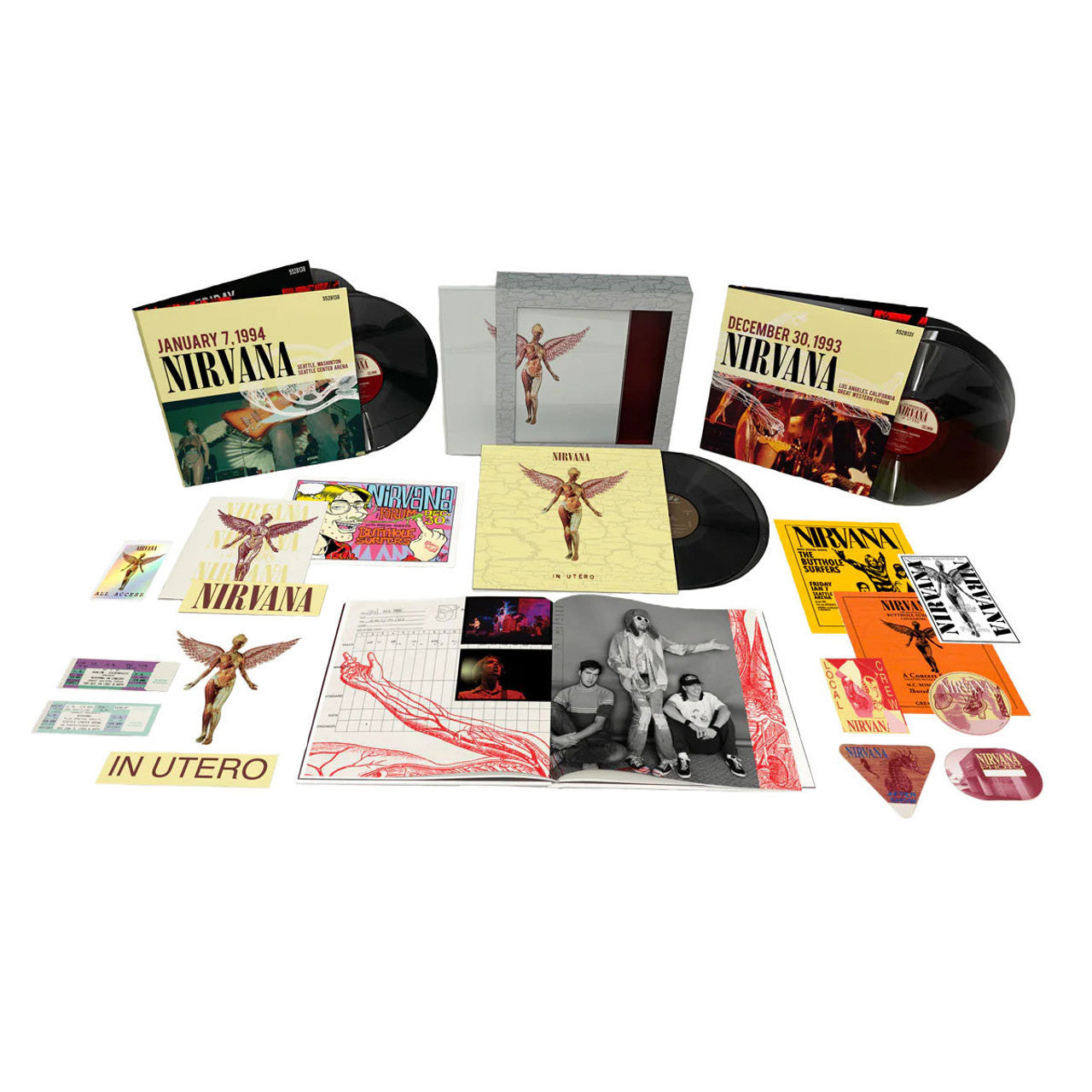 Nirvana - In Utero - (30th Anniversary) Super Deluxe 8x LP Box Set [ Record ]