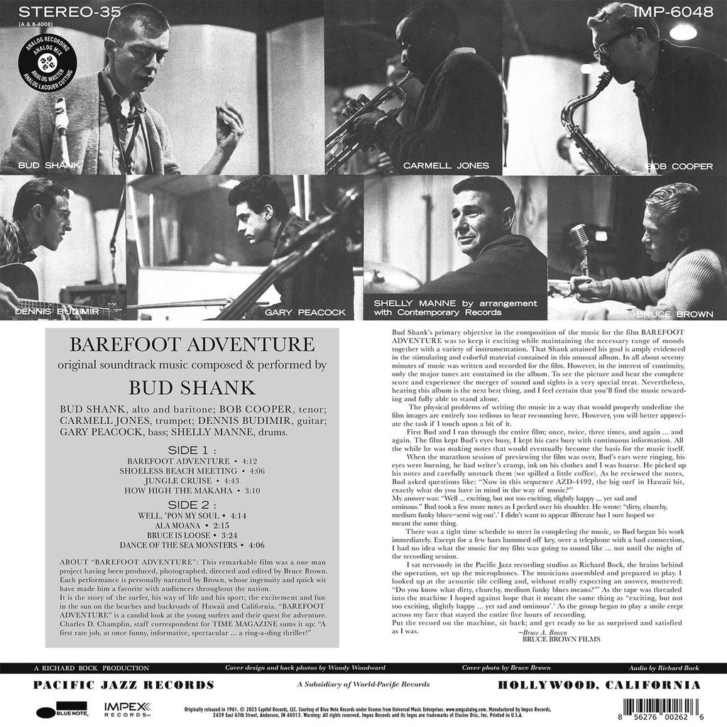 Bud Shank - Barefoot Adventure - Impex LP [ Record ]