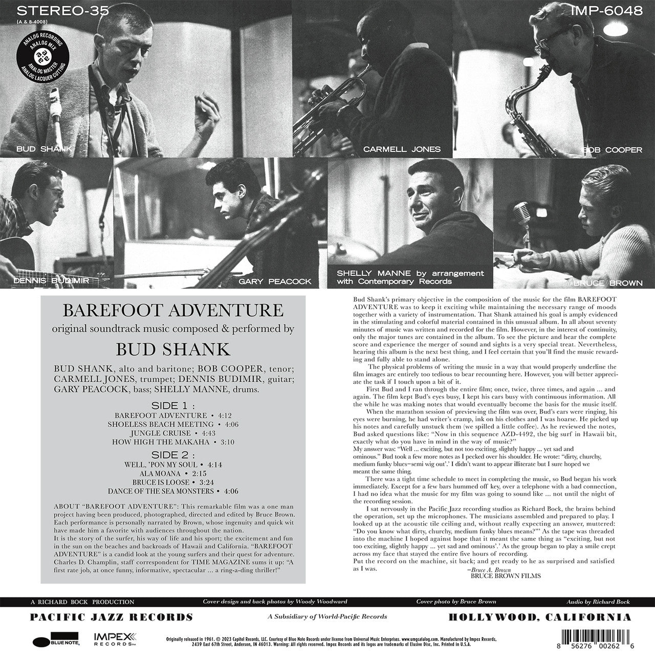 Bud Shank - Barefoot Adventure - Impex LP [ Record ]