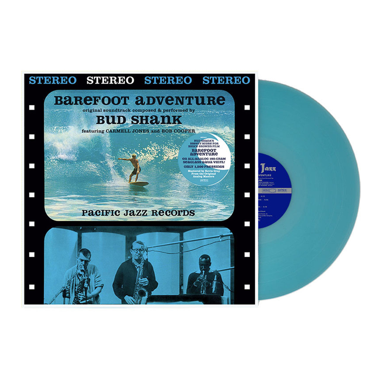 Bud Shank - Barefoot Adventure - Seaglass Vinyl - Impex LP [ Record ]