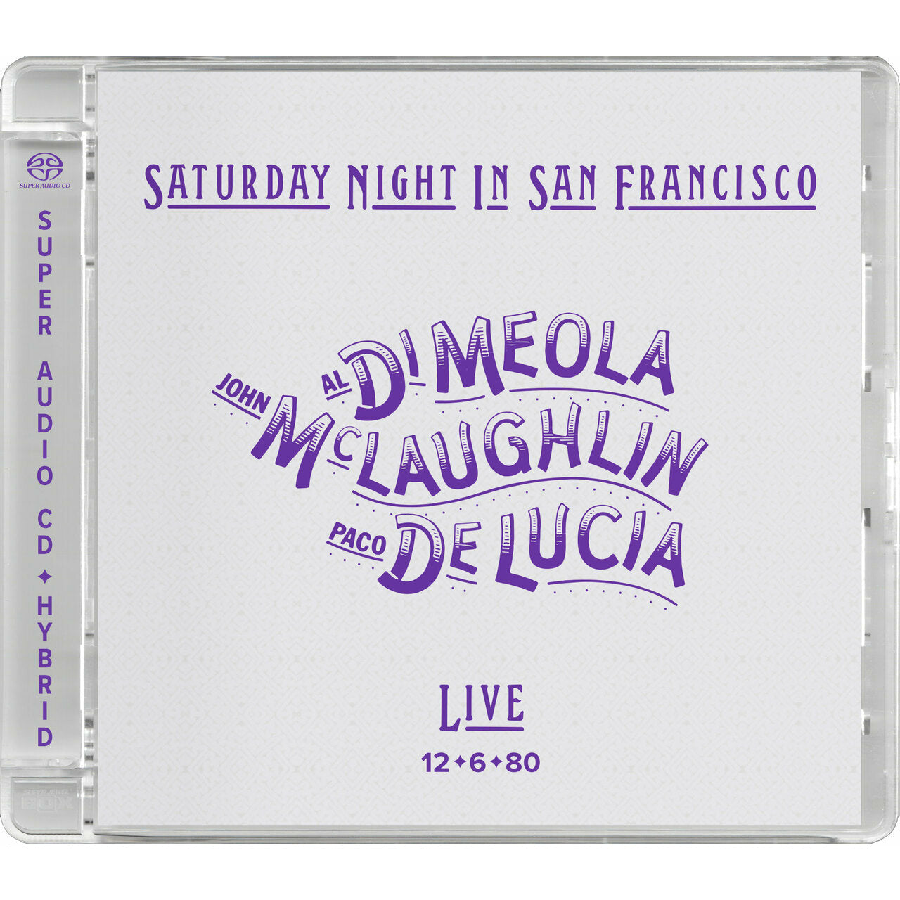 Al Di Meola, John McLaughlin & Paco DeLucia - Saturday Night In San Francisco - Impex SACD [ Record ]