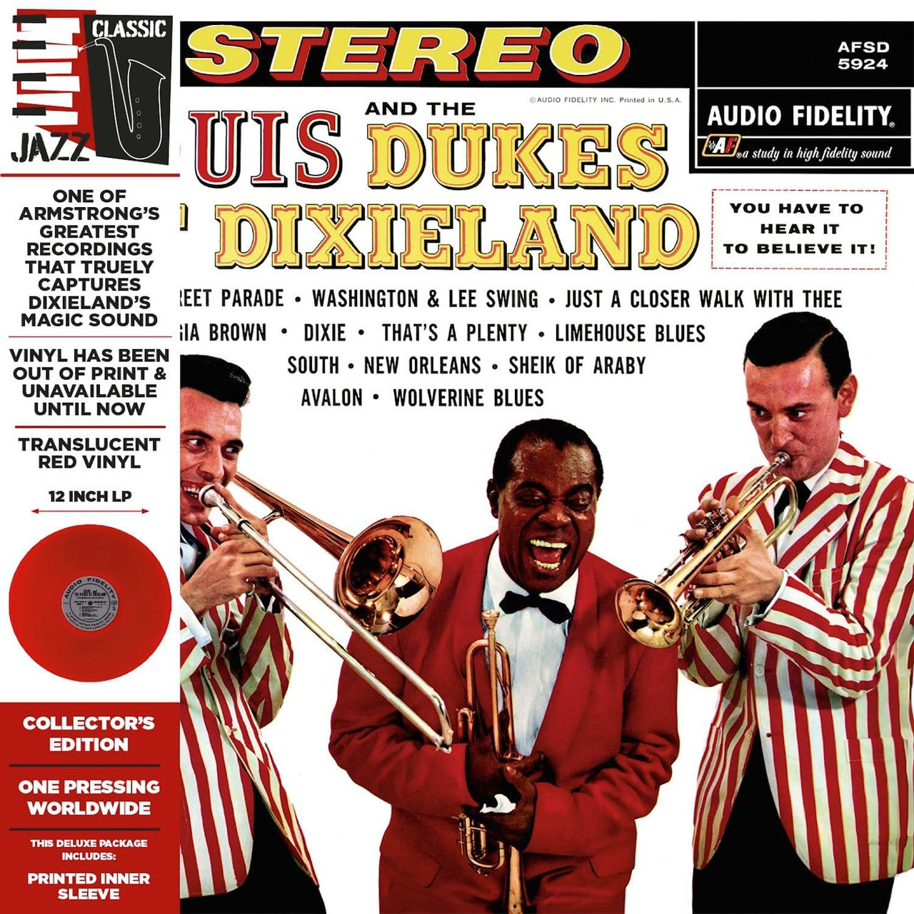 Louis Armstrong - Louis and the Dukes of Dixieland - LP [ Record ]