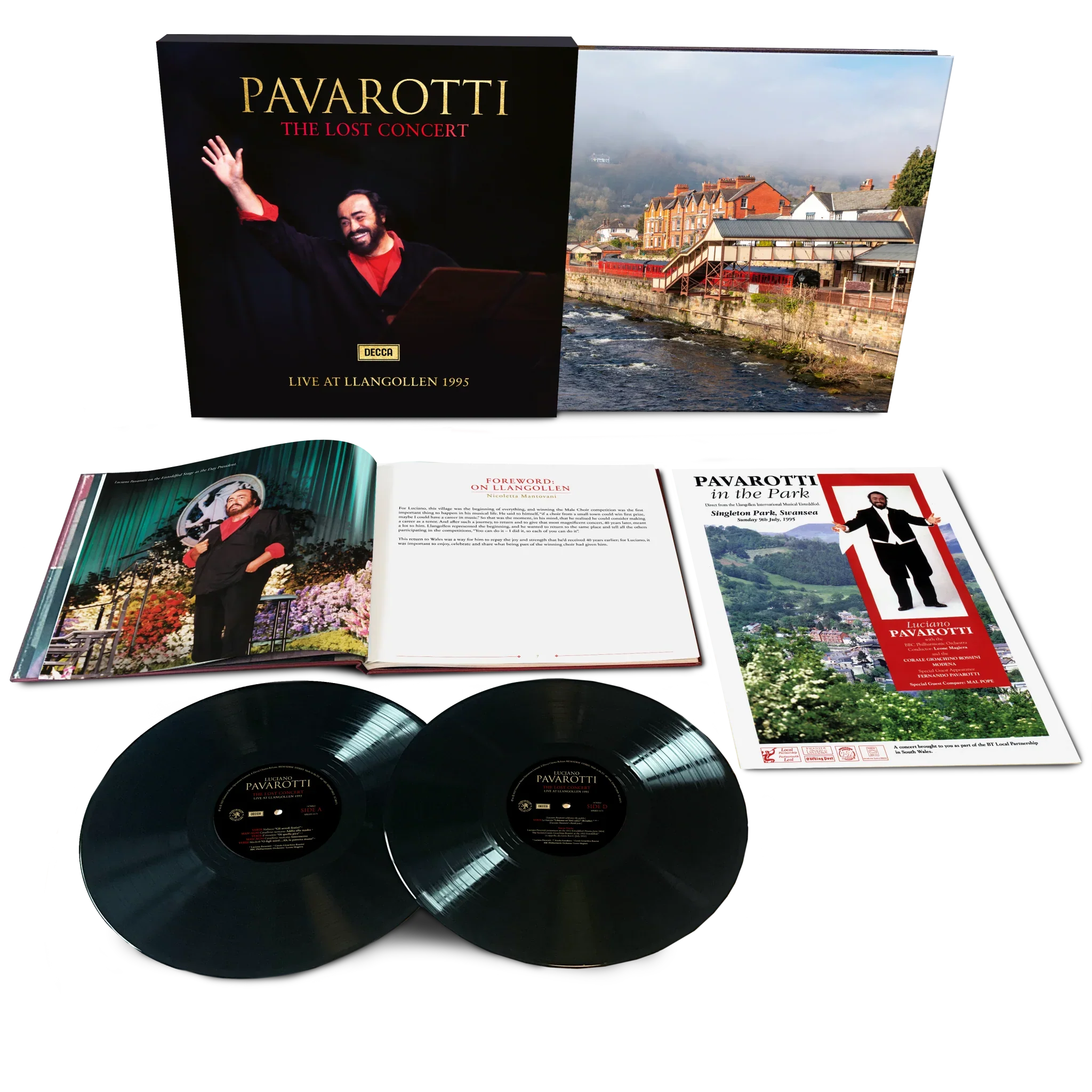Luciano Pavarotti - The Lost Concert: Live at Llangollen 1995 - LP Box Set [ Record ]