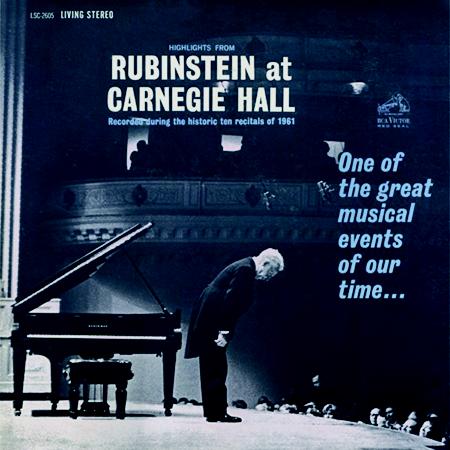 Arthur Rubinstein - Highlights From Rubinstein at Carnegie Hall - Analogue Productions LP [ Record ]