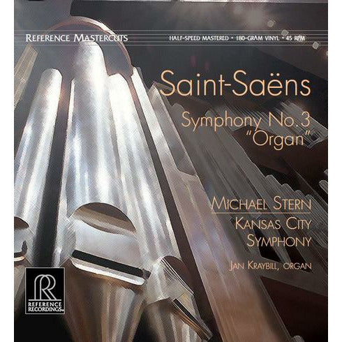 Saint-Saëns, Michael Stern, Kansas City Symphony, Jan Kraybill - Symphony No. 3 "Organ" - Reference Recordings LP [ Record ]