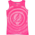 Grateful Dead Ripple Pink Woman's T-Shirt [ Record ]