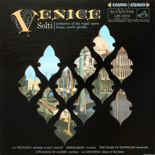 Georg Solti - Venice  (Royal Opera House Orchestra) - Analogue Productions LP [ Record ]