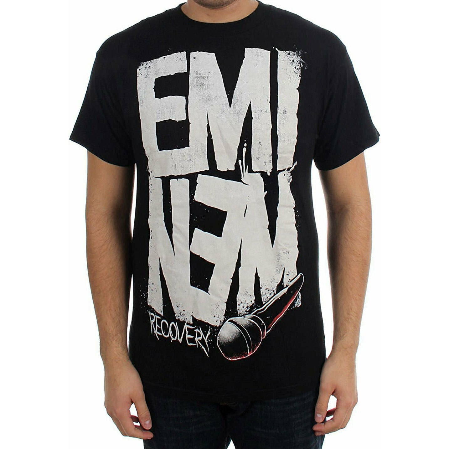 Eminem Recovery Microphone Men's T-Shirt [ Record ]