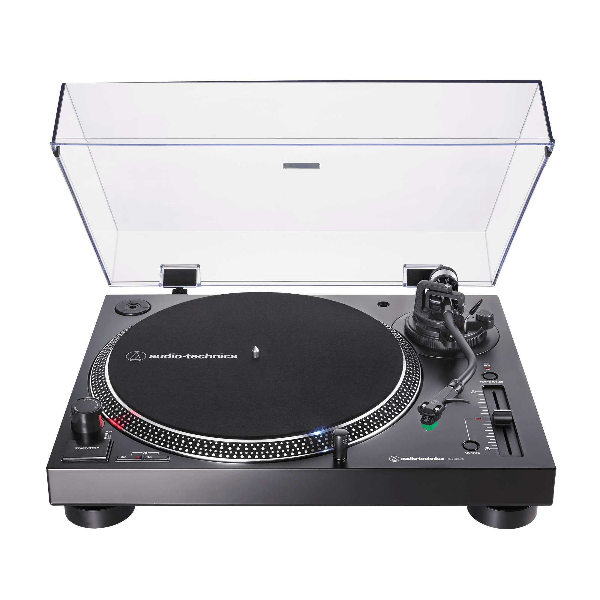 Audio-Technica - AT-LP120XUSB Fully Manual 3-Speed Direct Drive Turntable