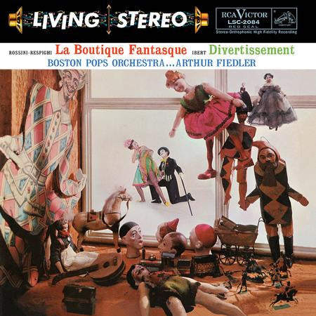Arthur Fiedler, Boston Pops Orchestra - Rossini-Respighi: La Boutique Fantasque & Ibert: Divertissement - Analogue Productions LP [ Record ]