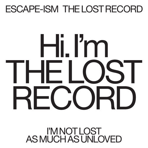Escape-Ism - Lost Record - Indie LP [ Record ]
