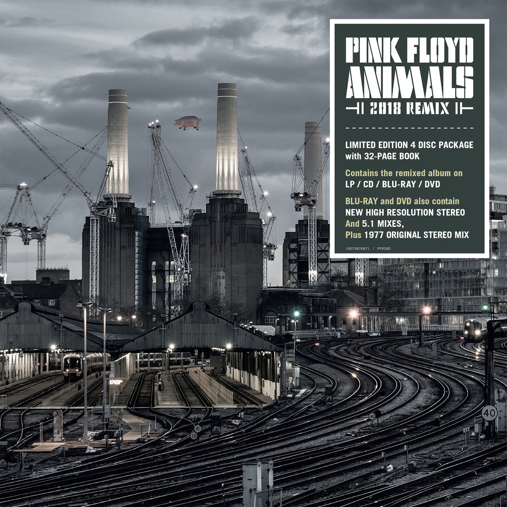 Pink Floyd - Animals (2018 Remix) LP, CD, DVD Audio Disc & Blu-Ray Box Set [ Record ]