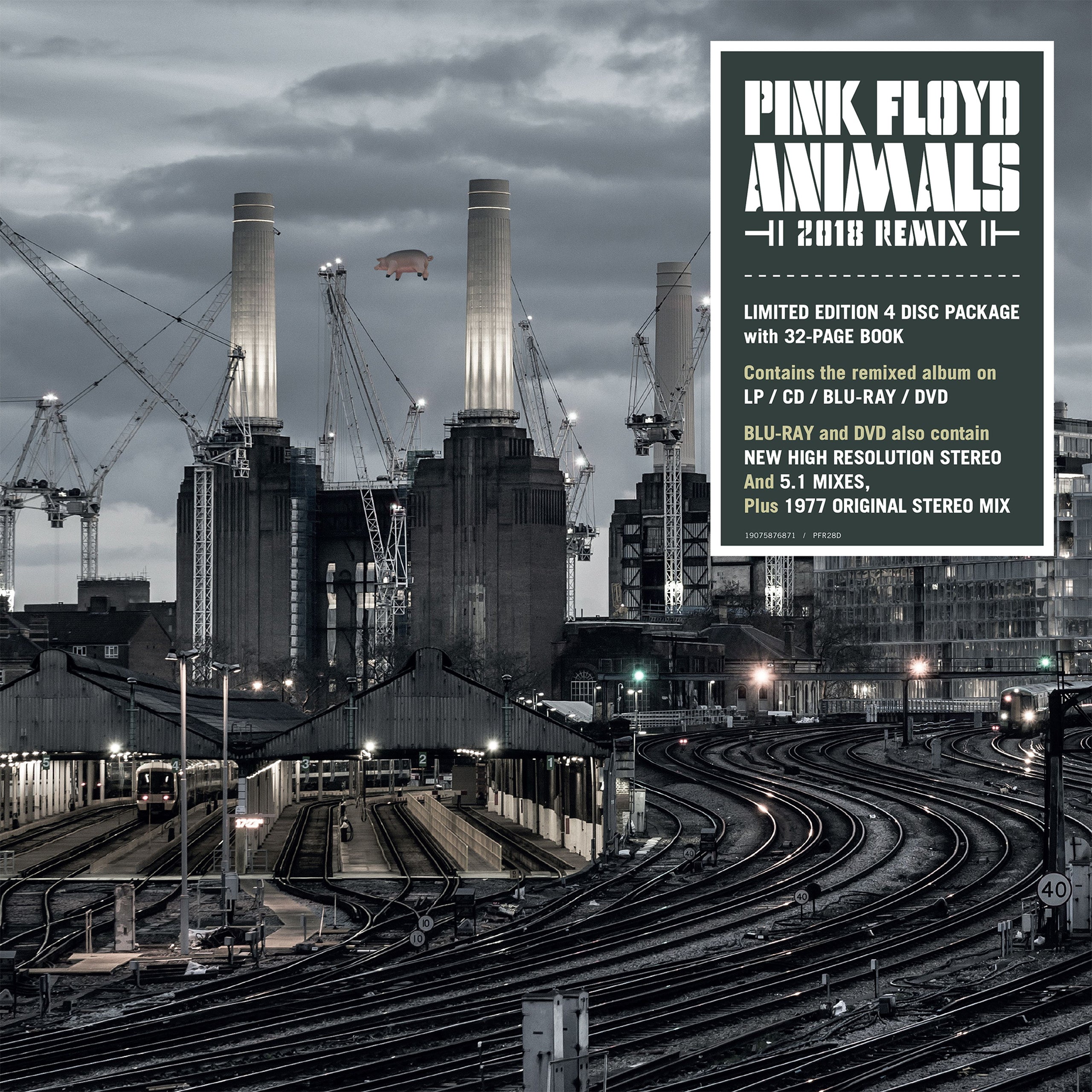 Pink Floyd - Animals (2018 Remix) LP, CD, DVD Audio Disc & Blu-Ray Box Set [ Record ]