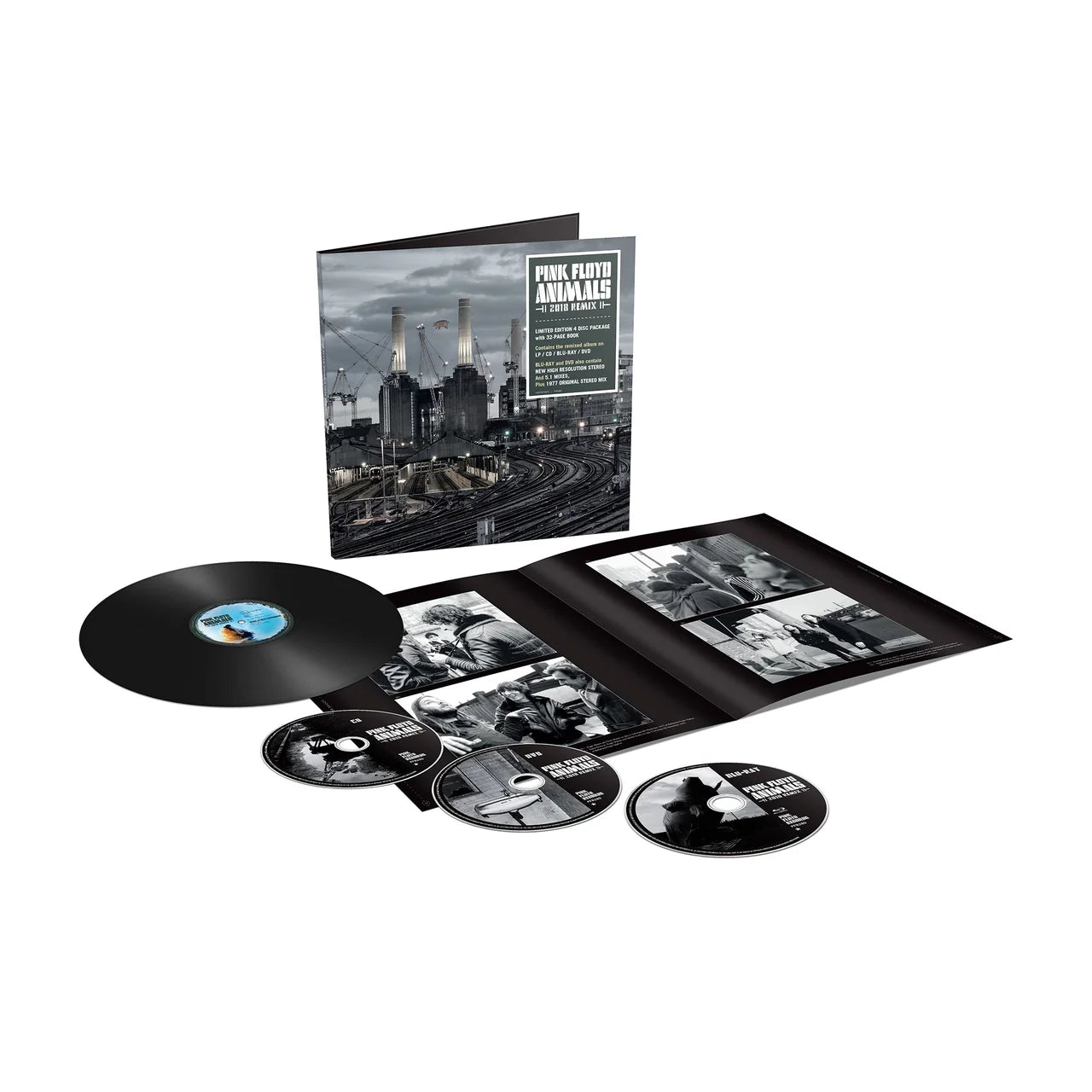 Pink Floyd - Animals (2018 Remix) LP, CD, DVD Audio Disc & Blu-Ray Box Set [ Record ]