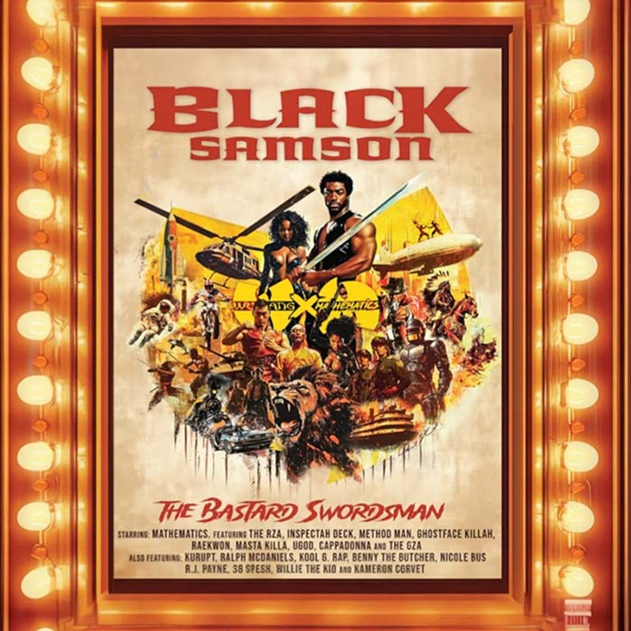 Wu-Tang & Mathematics - Black Samson, The Bastard Swordsman - LP [ Record ]