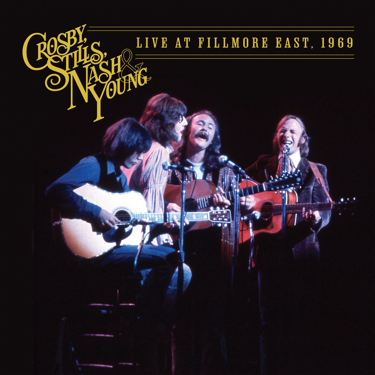 Crosby, Stills, Nash & Young - Live at Fillmore East, 1969 - Clear Vinyl - LP [ Record ]