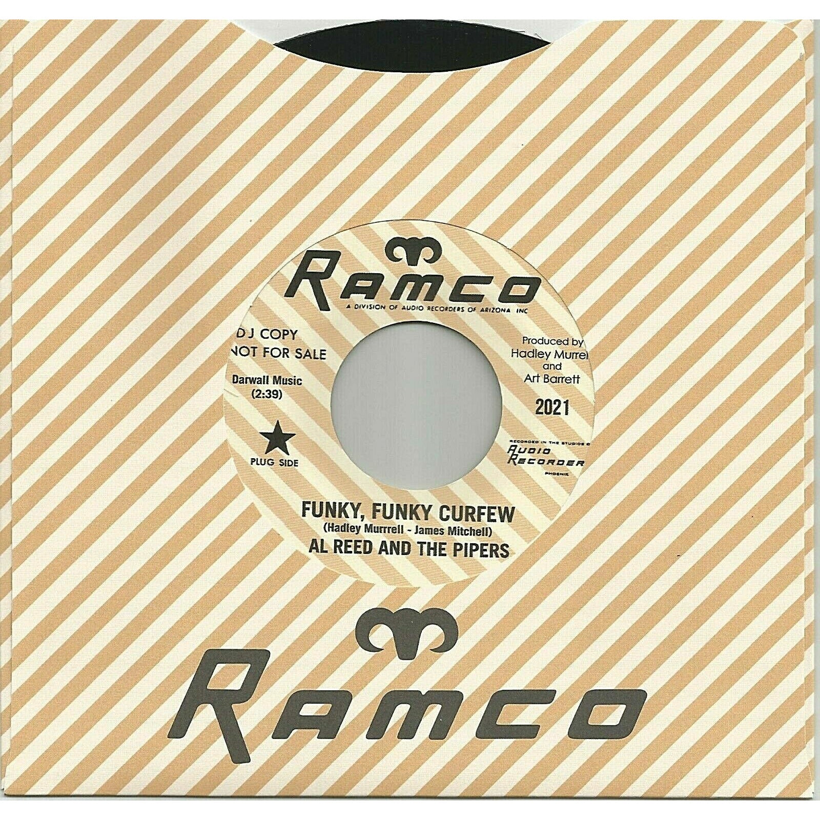 Al Reed / Soul Blenders Funky, Funky Curfew & Funky Night Club - 45 rpm 7" [ Record ]