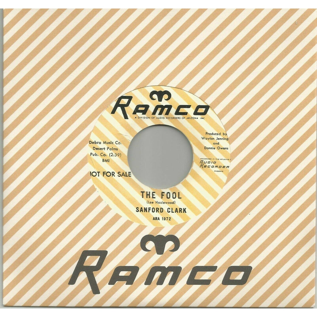 Sanford Clark - It's Nothing To Me / The Fool - Ramco 45 RPM 7" [ Record ]