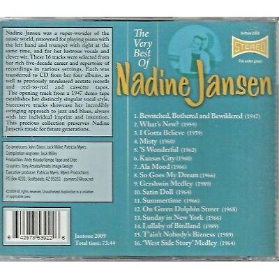 Nadine Jansen - The Very Best Of Nadine Jansen - CD [ Record ]