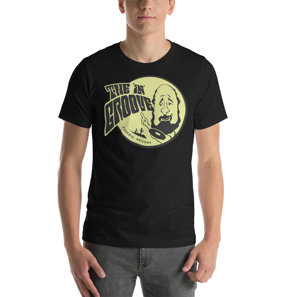 The 'In' Groove Record Store Solid Black Men's T-Shirt [ Record ]